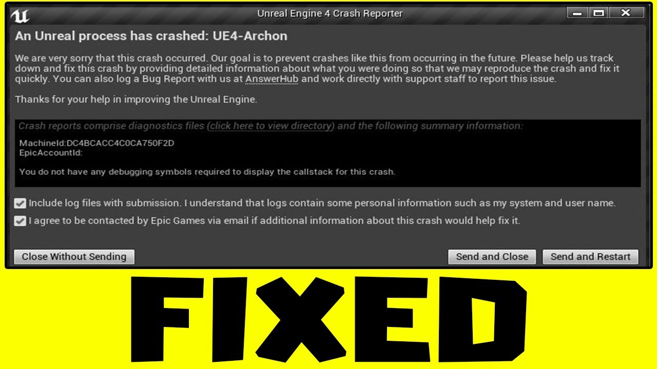 Crash reporter что делать. Ошибка Unreal engine 4 crash Reporter. Crash ошибка Unreal engine. An Unreal process has crashed ue4. Анреал энджин 4 краш репорт.