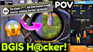 Hacker vs Hacker in BGIS 🚫 Player Playing iPad😱 {POV}