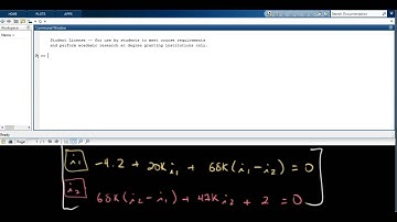 Matlab -  Mesh Analysis Example #1, Part 2.