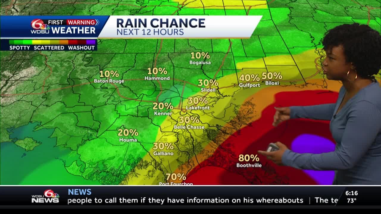 A chance for scattered showers to start the week - YouTube