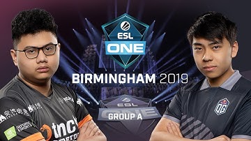 Dota2 - TNC Predator vs. OG - Game 1 - Group A - ESL One Birmingham 2019