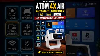 NEW EGATE ATOM 4X AIR PORTABLE PROJECTOR BIG SCREEN WITH BIGGER EXPERIENCE 😱🎥