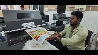 Customer printed on cotton bags by Sunthinks SC600mini waterbased single pass digital printer