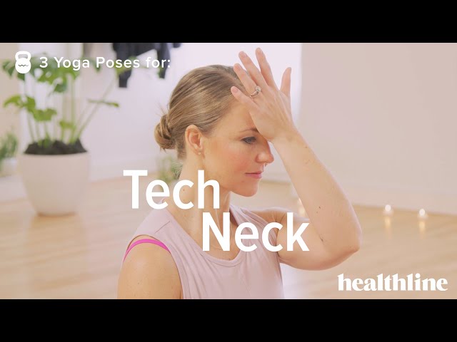 Tech neck tension stretches | Neck yoga, Workout, Yoga tips