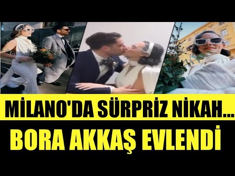 BORA AKKAŞ OBEN ALKAN EVLENDİ