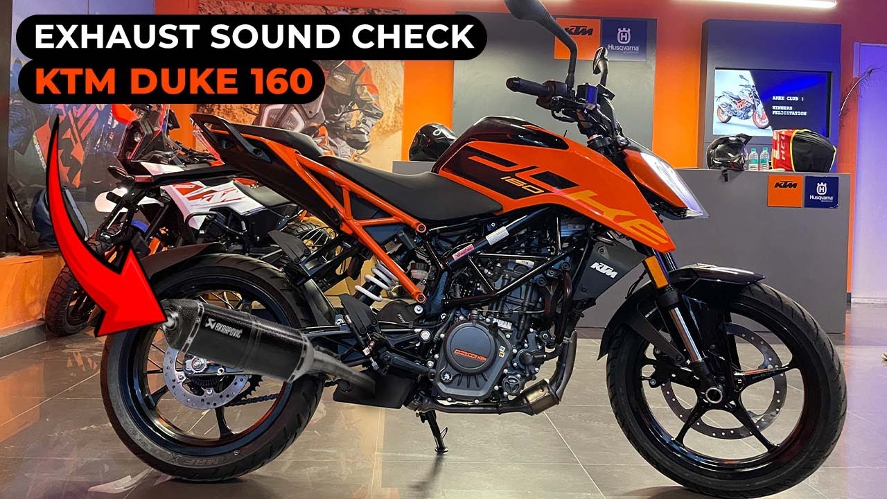 New KTM Duke 160 Exhaust Sound check ✅