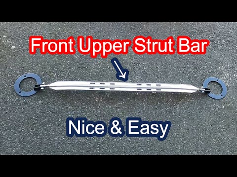 How to Install a Front Upper Strut Bar in 3 Minutes