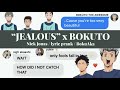 Bokuto is jealous? BokuAka Haikyuu texts lyric prank