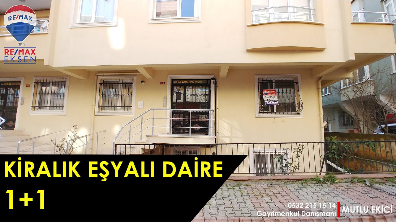 EŞYALI KİRALIK EV DAİRE ÇEKMEKÖY HAMİDİYE 1+1 REMAX EKSEN MUTLU EKiCi