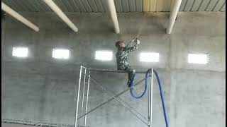PU foam spraying for building roof and wall by maggie wang 819 views 3 years ago 11 seconds