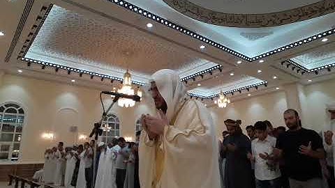 ليلة مؤثرة وخاشعة دعاء من تهجد رمضان للقارئ الشيخ إبراهيم أسامة الحلبي27 رمضان2018