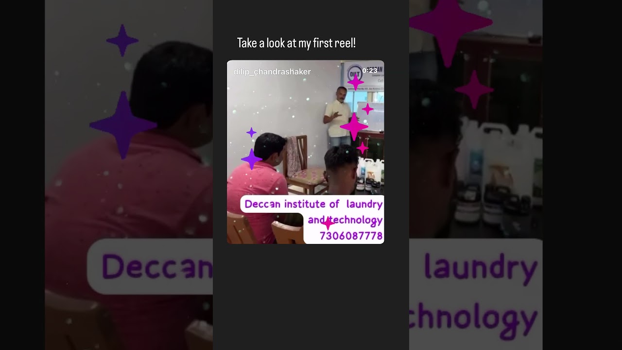 Dry cleaning and laundry training..