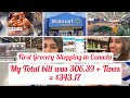 First Grocery Shopping in Canada | Grocery shopping at Walmart | New Immigrants Grocery & Essentials