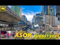ASOK(BANGKOK) AUGUST 2021 / Walk around Bangkok during the tightening of regulations