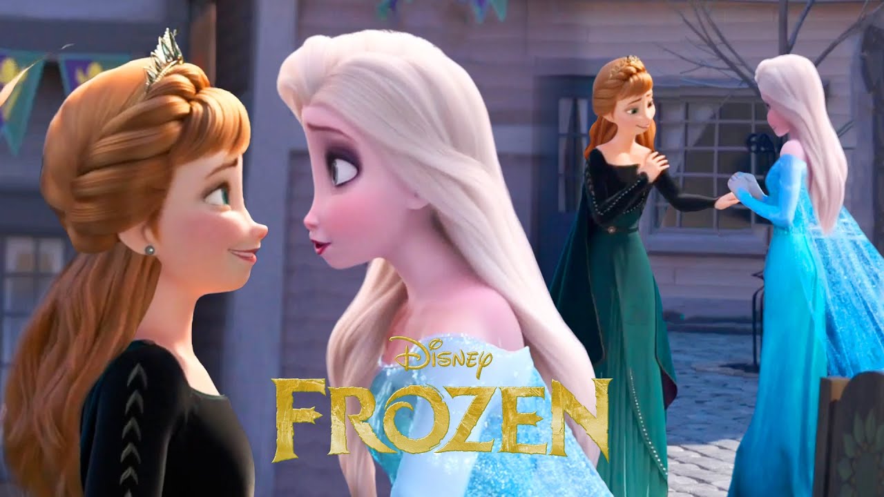 Queen Anna Coronation with Princess of Northuldra Elsa | Frozen 3 ...