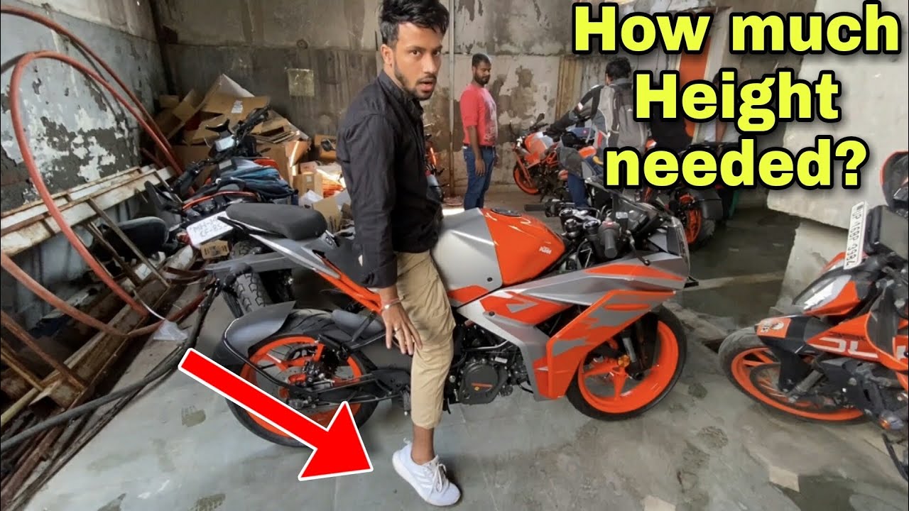 Minimum Height needed to ride 2022 KTM RC 200? RC 200 Seat height