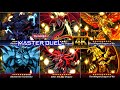 4k ultra all egyptian gods animations  final attacks yugioh master duel