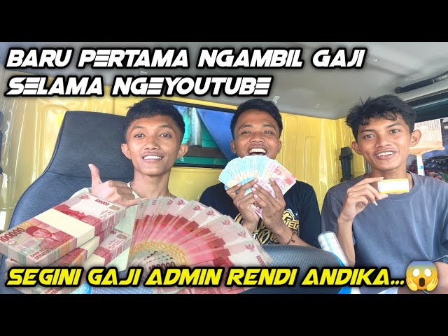 RENDI ANDIKA PERTAMA KALI NGAMBIL GAJI YOUTUBE class=