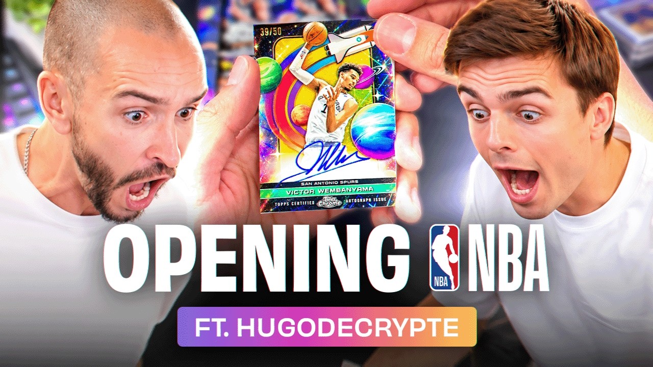 C'EST QUOI CETTE CHANCE DE ZINZIN ?! (Opening cartes NBA avec HugoDecrypte)