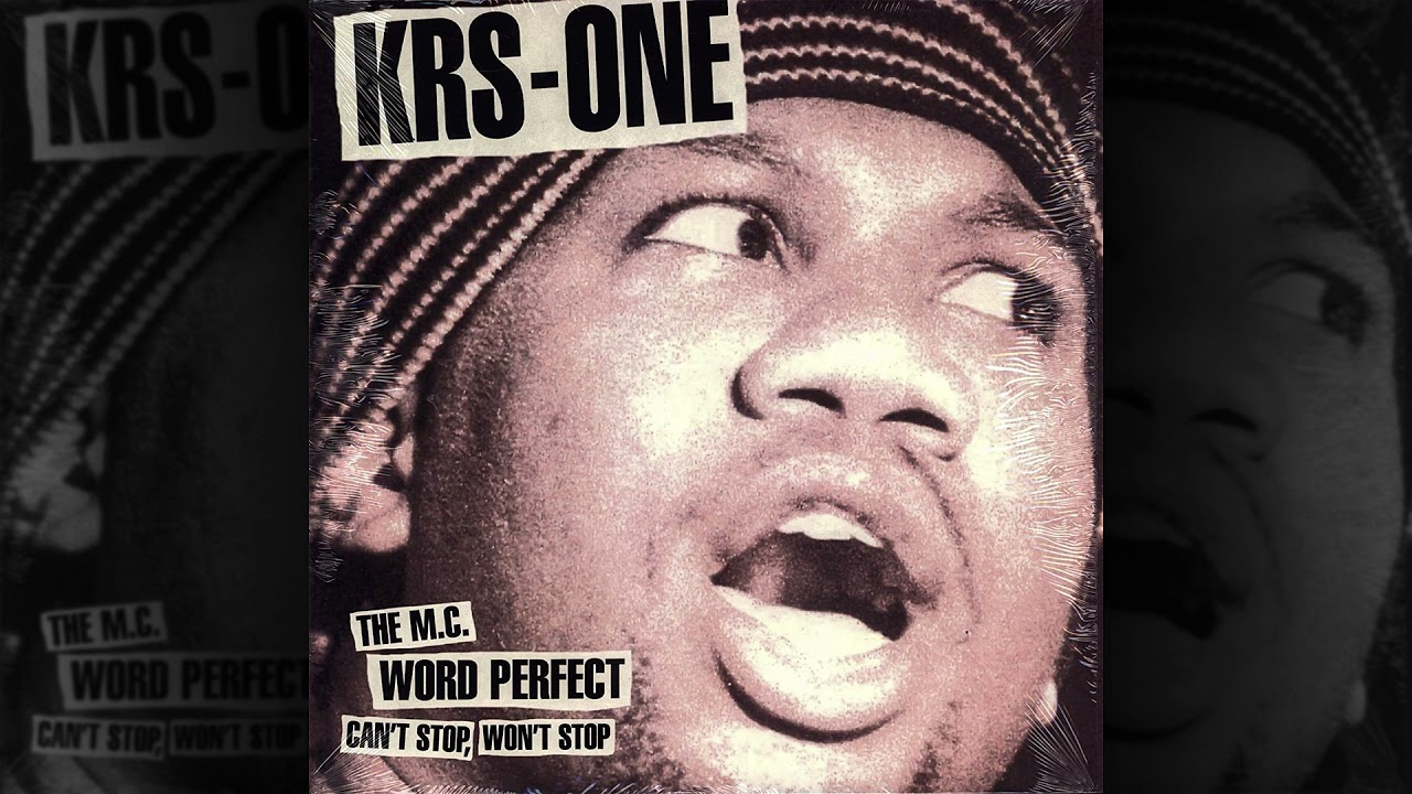 KRS-ONE / CAN'T STOP, WON'T STOP (UK盤) [12inch - JIVE T 418]：HIP