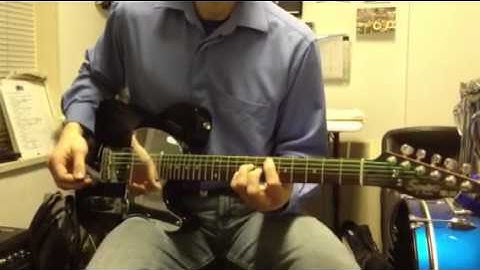 How to play Hall Of Fame, by The Script (power chords on gu