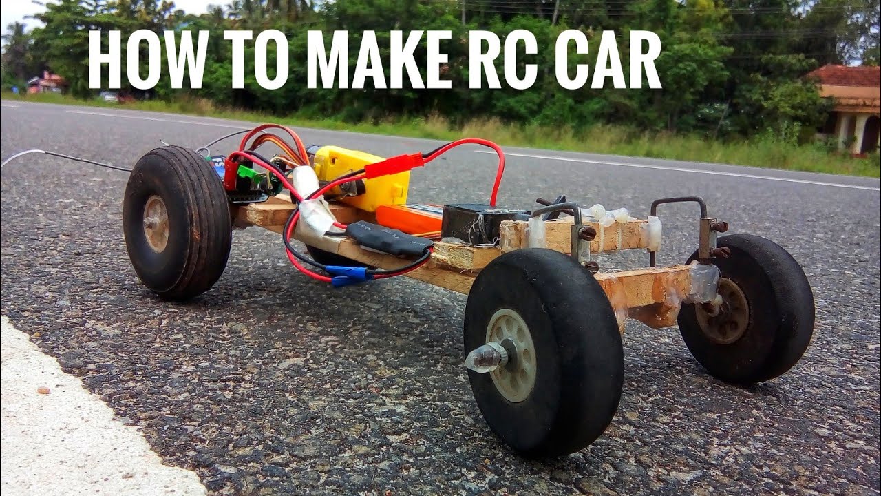 How to make a Rc car from scratch | DIY Remote Controlled Car at Home Easy | FAST RC CAR - YouTube