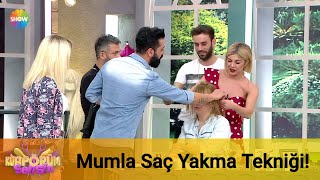 Mumla Saç Yakma Tekniği!