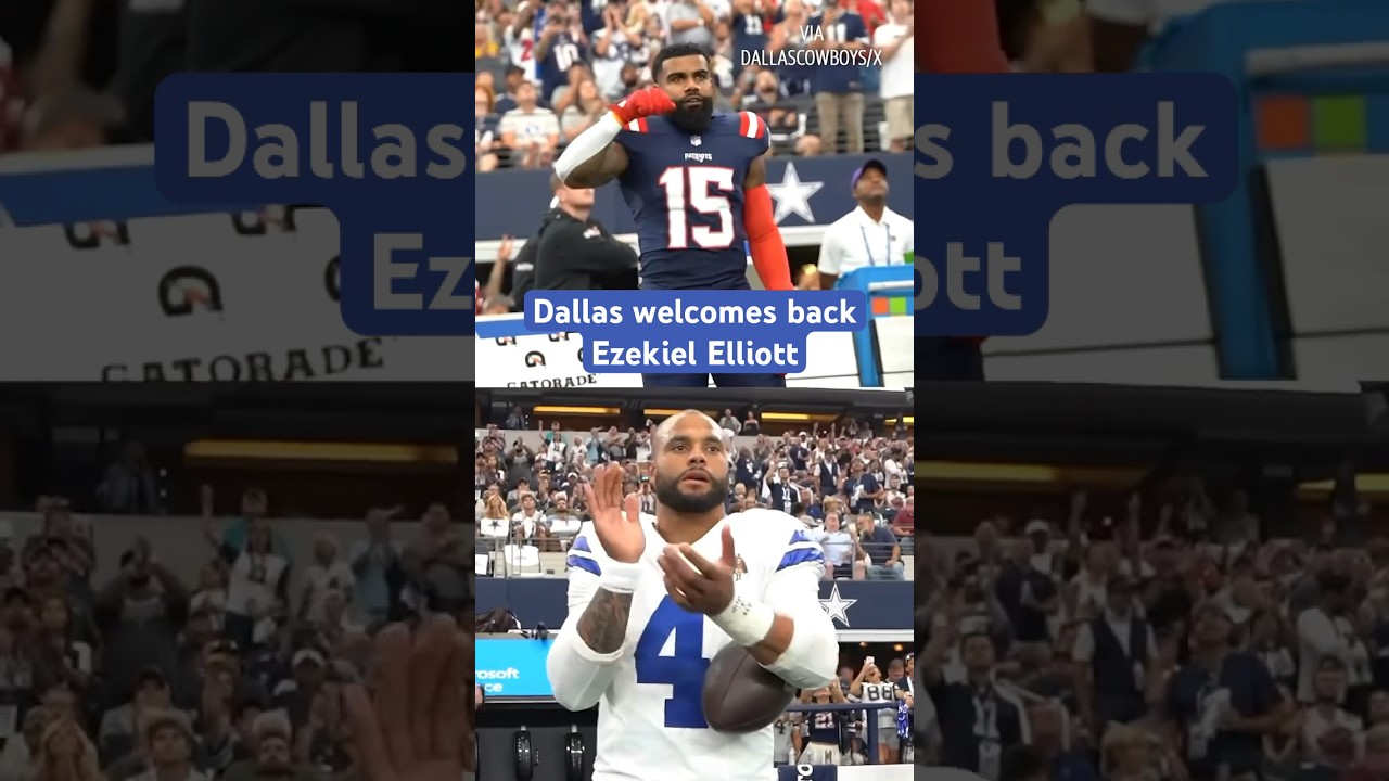 Welcome home, Zeke 🥹 (via DallasCowboys/X) 