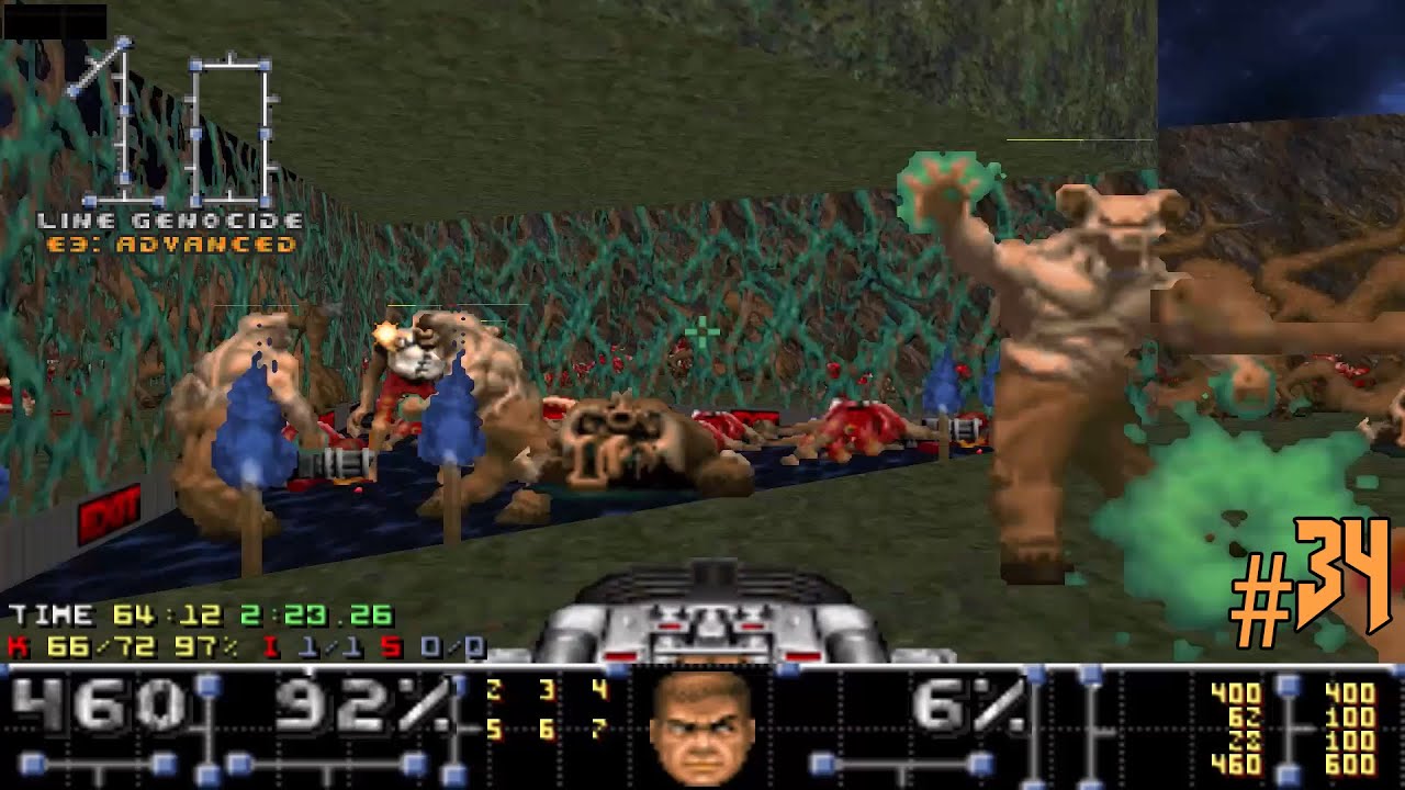 Doom with 10 Line Genocide 3.Map 34