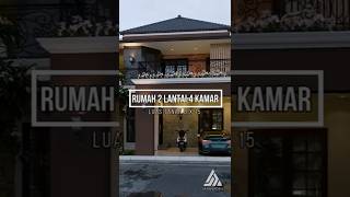 Desain Rumah 2 Lantai 8x15 Meter total 4 Kamar Tidur – Lengkap dengan Denah, Tampak 3D & RAB