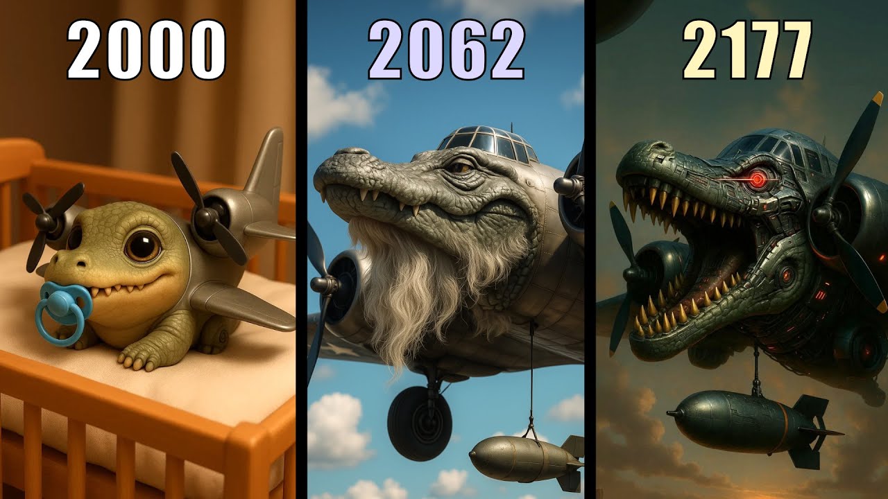 Evolution of Bombardino Crocodilo