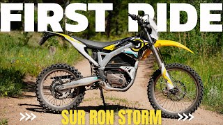 NEW SUR-RON Storm Bee | Electric Dirt Bike Test