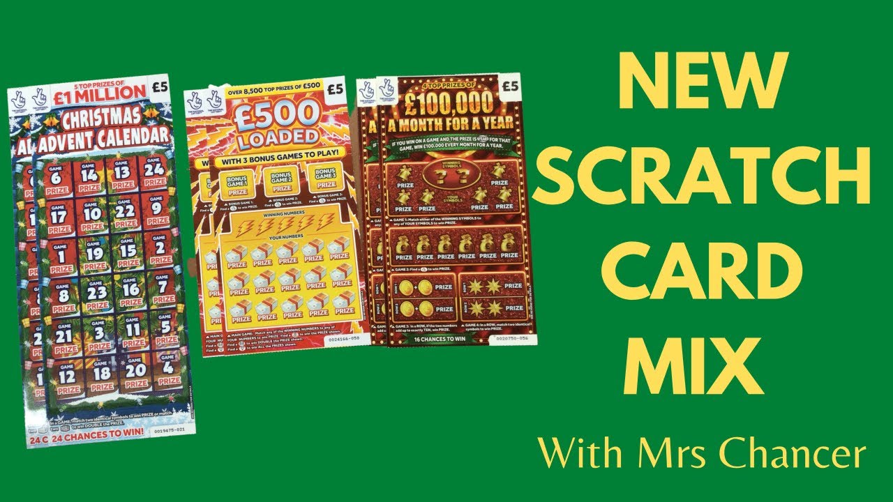 **BRAND NEW** scratch cards mix - with Mrs Chancer - £5 scratchcards today - National lottery uk