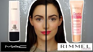 MAC STROBE CREAM VS RIMMEL INSTA STROBING HIGHLIGHTER [Pharmacy&Makeup]