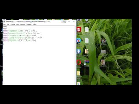 Python Arithmetic Operators with program
