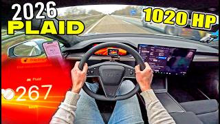 2026 Tesla Model S Plaid 1020Hp Review On Autobahn 100-200 In 4.Xx