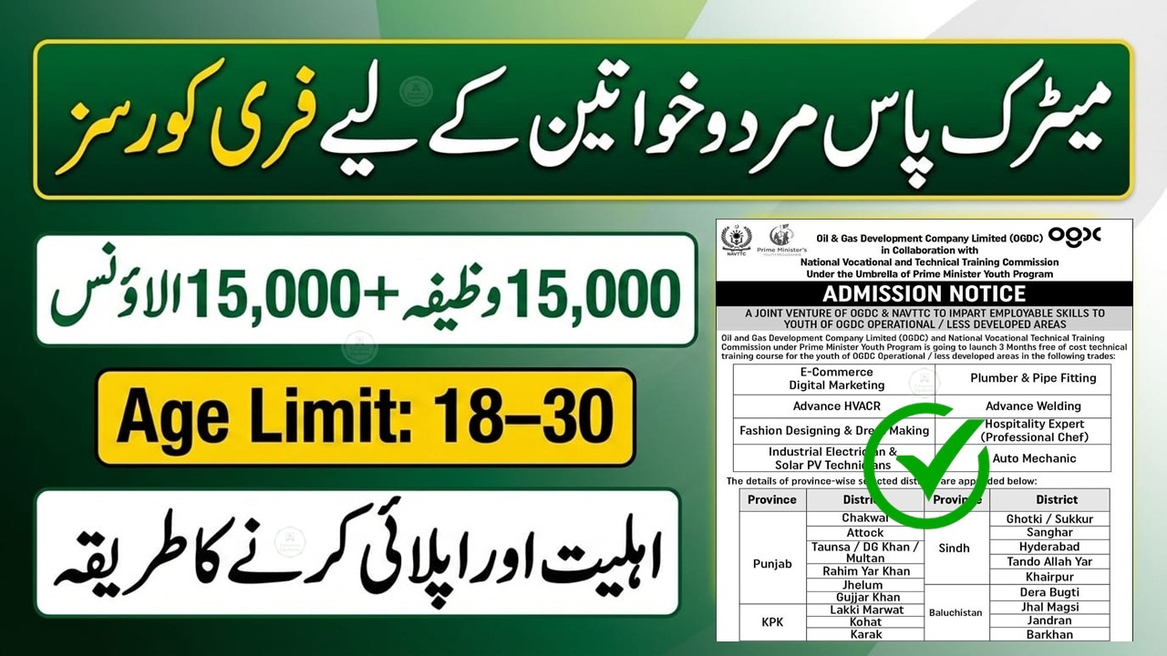 How To Apply NAVTTC New Courses 2026 | Free Course With Certificate | Navttc New Courses 2025