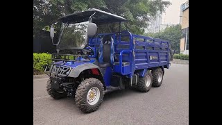 6X6 Atv Cargador, Con Volante