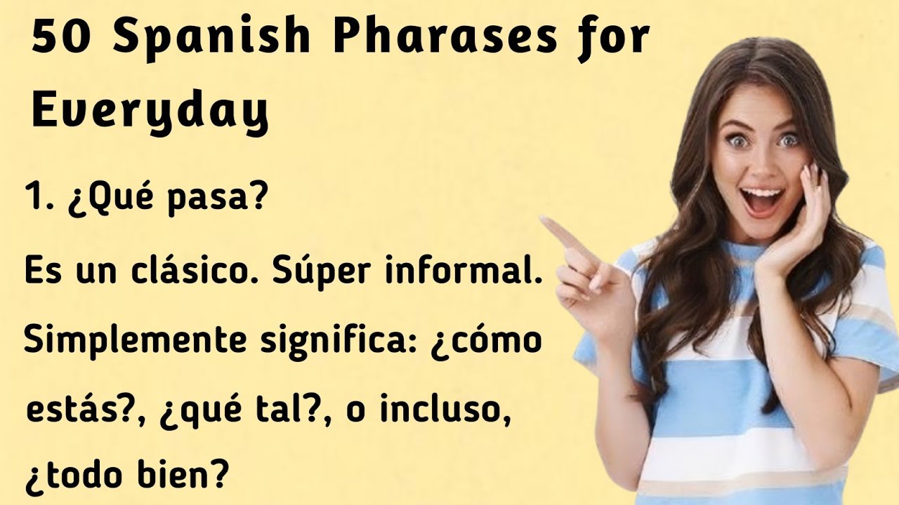 50 frases en español para la vida diaria । 50 Spanish Pharases for daily life । Pro Español