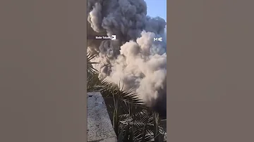 Footage Capturing Moment Israeli Army Launches Incendiary Missiles In Central Gaza 