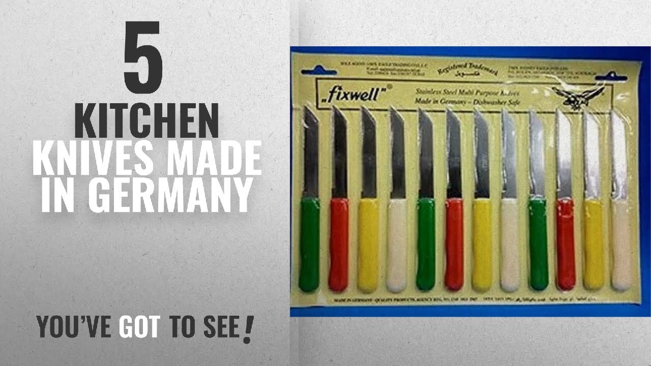  fixwell MADE IN GERMANY STAINLESS STEEL KNIVES -PACK