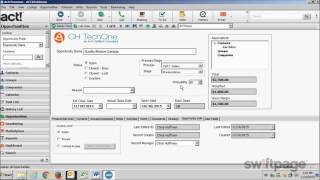 Act! (v18) New Version Feature Tutorial:  Opportunities