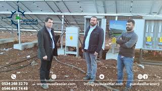 110 Kw 150 Hp Güneş Enerjili Tarımsal Sulama Sistemi - Pusula Solar Enerji