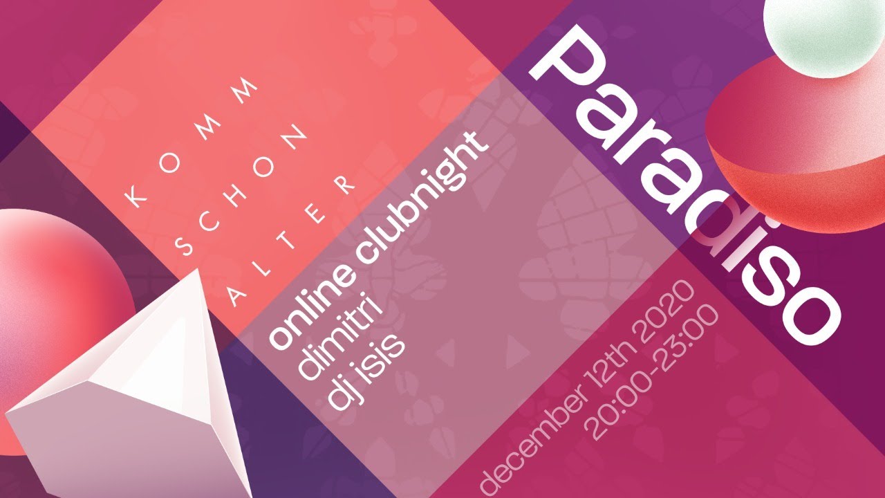 komm schon Alter | Online Clubnight