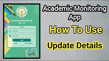 academic monitoring app | how to use update version | capture daily practice @srinupetcreations