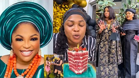 ‘Strong Warrior’ Mercy Aigbe, Toyin Abraham & Others Surprise Actress Kemi Afolabi, Did This As Sh..