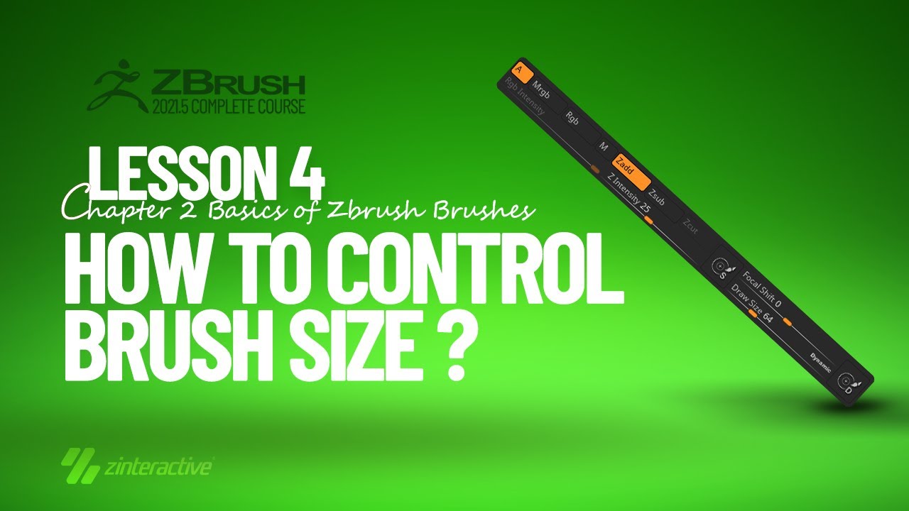 increase brush size over 1000 zbrush
