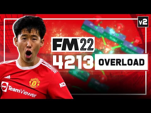 156 Goals in ONE SEASON! The MOST BROKEN Tactic on FM22?! | 4213 Overload v2