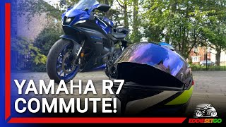 Yamaha R7 2022 COMMUTE! What&#39;s it like in the traffic?