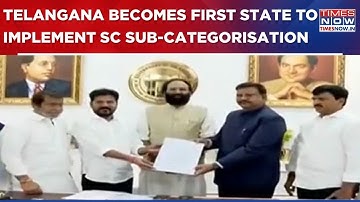Telangana Becomes First State To Implement Sub-Categorisation Of Scheduled Castes , issues orders